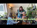 Selling your clutter   dani declutters her living room  lists clothes for sale