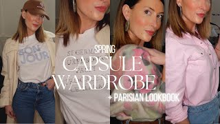 PARISIAN STYLE SPRING CAPSULE WARDROBE 2023- how to dress like a Parisian for spring