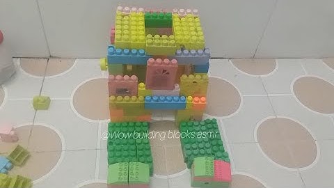Satisfying DIY House with LEGO | Cozy 2-Story Pastel Home + Unique Entryway Design