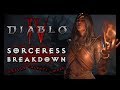 Diablo 4 NEW - Sorceress Breakdown | All Skills, Talents, Spells (demo)