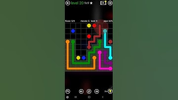 How To Solve Flow Free Classic Pack Level 20 9x9 Board Walk Through Solution Walkthrough