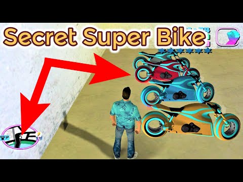 Secret Super Bike Location In GTA Vice City (Hidden Place)