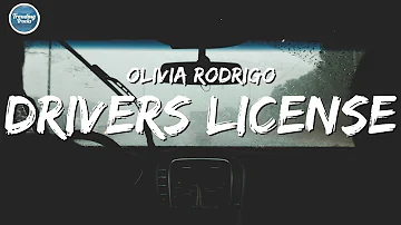 Olivia Rodrigo - drivers license (Clean - Lyrics)