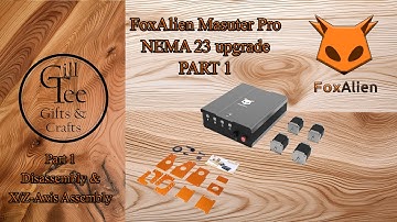 Fox Alien Masuter Pro Nema 23 upgrade walk through PART 1 of 2  @foxalien_official