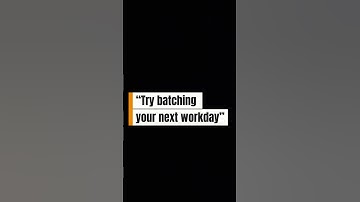 Batch your tasks. Don’t switch too often.#oneminbetter #shorts #taskbatching #timemanagement #focus