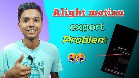 Alight Motion Video Exporting Slow Problem Solve l reduce to exporting speed l AMRIT DASH
