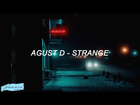 Agust D - '이상하지 않은가 (Strange) (feat. RM)' Easy Lyrics