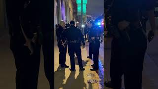 Hollenbeck Div. pursuing ADW on police subj foot bail after crashing onto sidewalk in custody