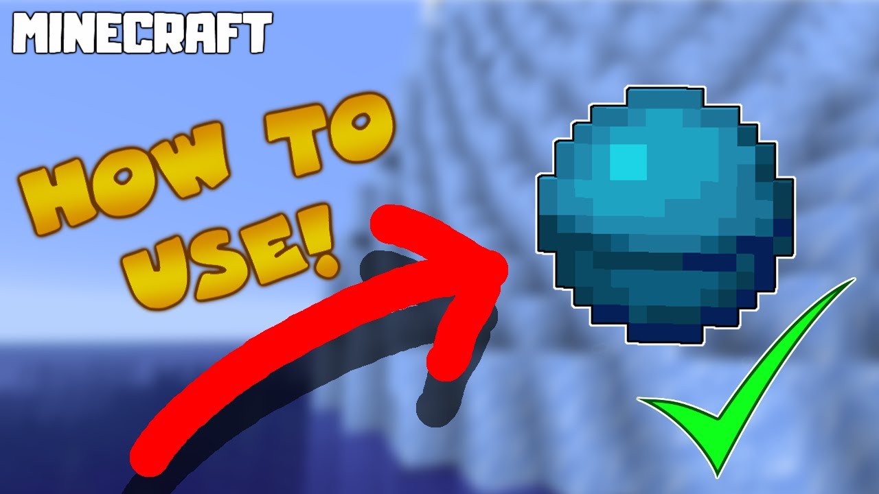 How to Use HEART of the SEA in Minecraft! 1.16.4 - YouTube