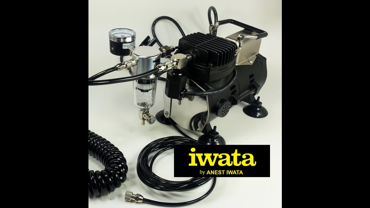  Iwata-Medea Studio Series Smart Jet Pro Single Piston Air  Compressor : Arts, Crafts & Sewing