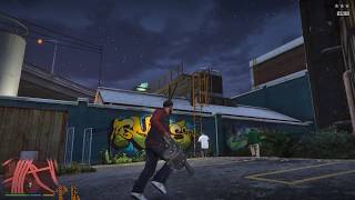 GTA V - Long Stretch walkthrough but enemies have miniguns