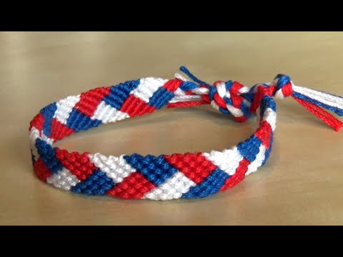 Bracelet brésilien : le bracelet Bonnet de Noël (tutoriel #14