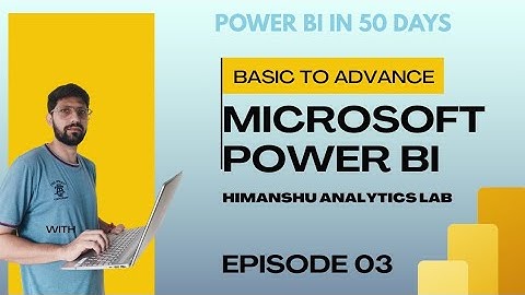 Power BI Tutorial for Beginners | Lesson 3 | Import Data & Create First Report