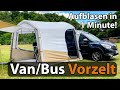 Bestes heckseitenzelt am dacia dokker  decathlon air seconds base connect fresh review vorzelt