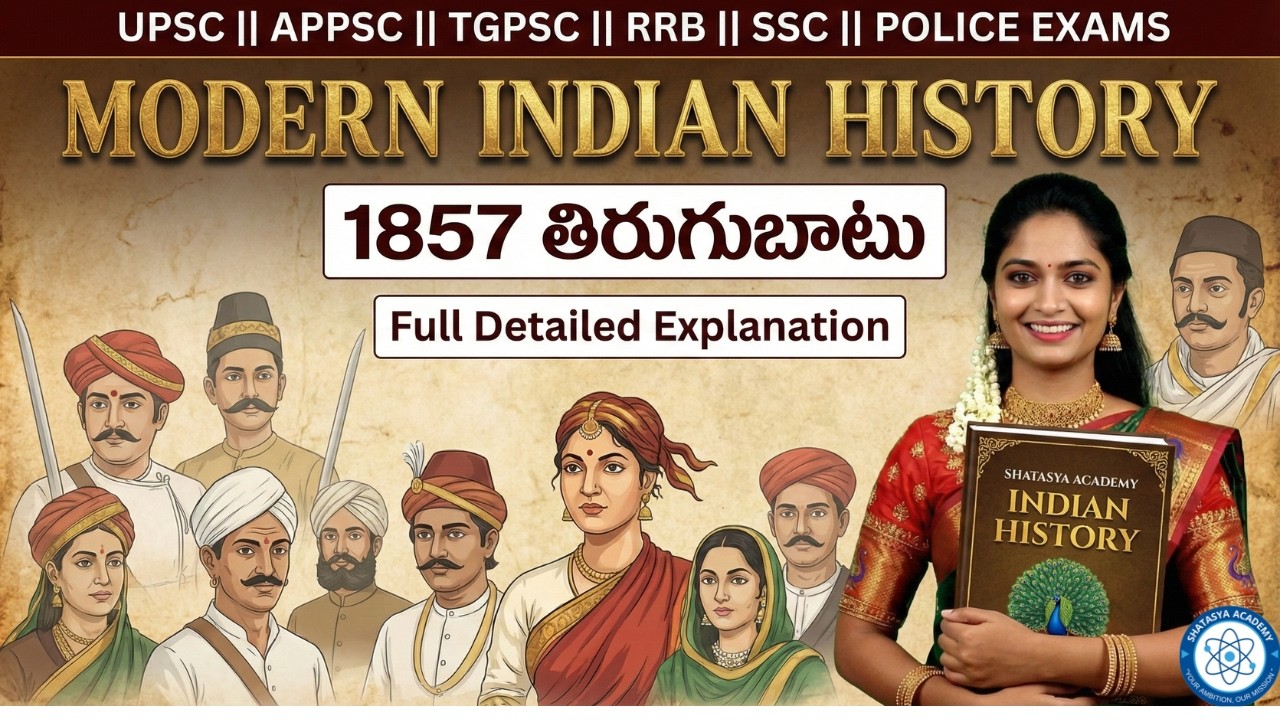 INDIAN HISTORY REVOLT OF 1857 Sepoy Mutiny of 1857 | UPSC |APPSC | TGPSC | RRB | SSC | POLICE EXAMS
