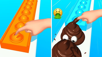 Pop Run! Very satisfying and relaxing sounds ASMR slicing game