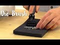 How to use the die brush  sizzix