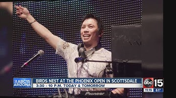 The fun plays on at the Phoenix Open Bird