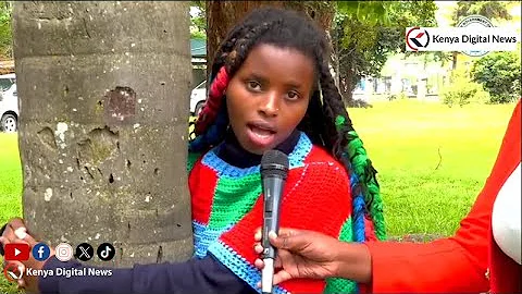 Hugging a tree for 72 hours!! Kenya's Truphena Muthoni speaks as she continues with the challenge