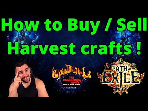 [Beginner's Guide] How to Buy / Sell Harvest Crafts on POE !