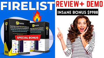 FireList Review 🔥🔥🎁 VIP Bonus $9988  + Cashback🎁🔥🔥Next Gen COLD MAILING Software Suite🔥🔥