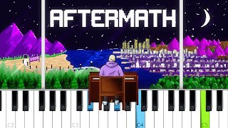 vaultboy - aftermath  (Piano tutorial)