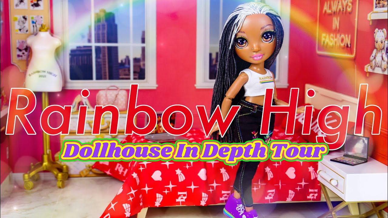 Rainbow High Doll House In Depth Tour PLUS Speed Build 