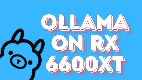 AMD GPU run Ollama