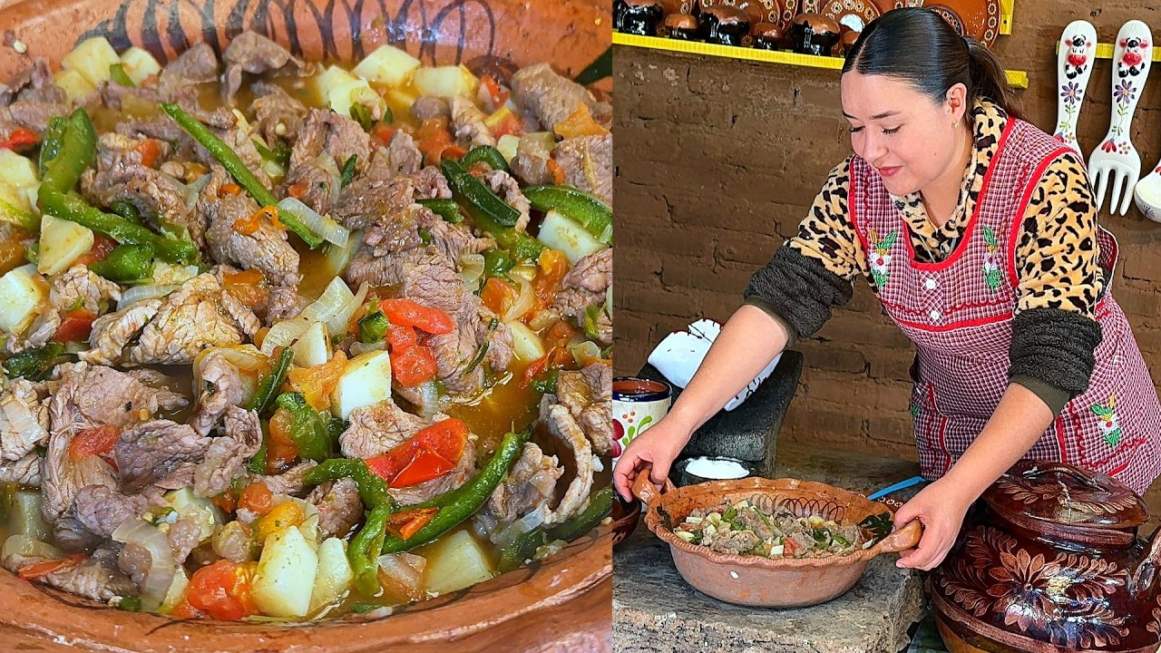 Si No Sabes Que Hacer De Comer, Prepara Este Bistec ranchero, Les Va Gustar Mucho