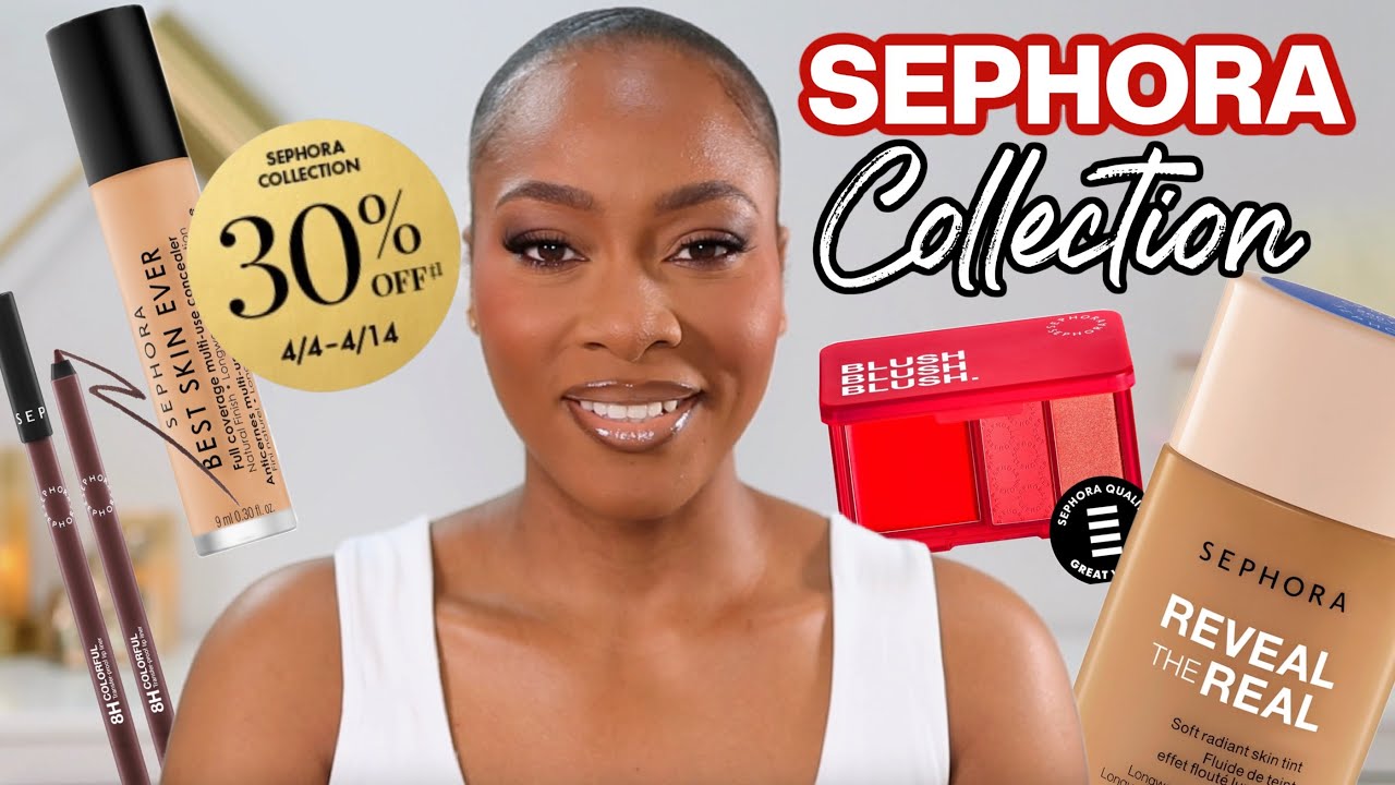 GRWM TRYING NEW MAKEUP FROM SEPHORA SALE : FULL FACE SEPHORA COLLECTION 2025