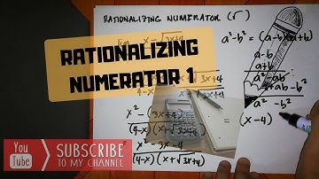 MATH787 - RATIONALIZING NUMERATOR INVOLVING SQUARE ROOT