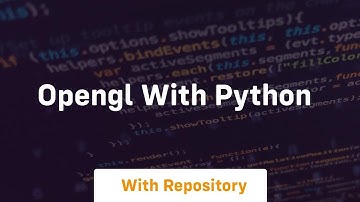 OpenGl with Python