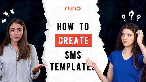 How to create SMS templates | Mobile App | Runo
