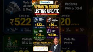Vedanta Group Demarger|Vedanta Group Listing Update#ytshort#stockmarket#vedanta#beststocks2026#viral