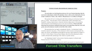 How To Force A Title Transfer Without The Prior Owner Title