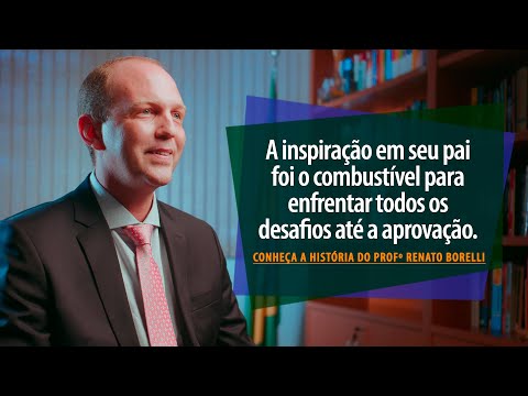 Após 10 reprovações e muitas dores físicas, o prof. Renato Borelli não desistiu da Magistratura