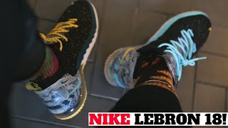 NIKE LEBRON 18 REFLECTIONS REVIEW & ON FEET! AIR ON THE TONGUE?!