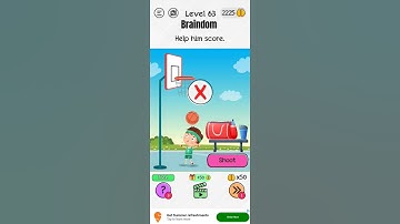 Braindom: level -63#games #viral #gaming #gameplay #braintest #funny #puzzle #braingames ll gs 🧐