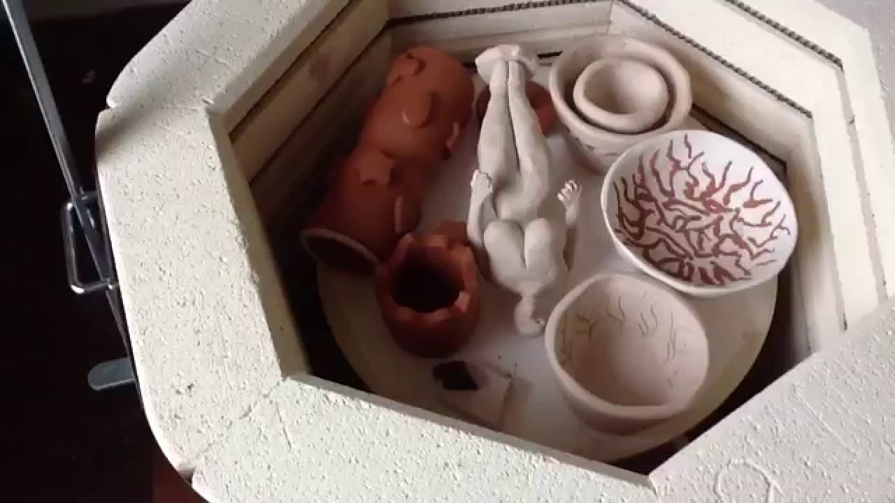 Kiln bisque firing my Earthenware clay YouTube