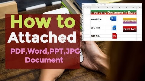 How to Insert PDF Files inside Excel | insert document in Excel | Insert Objects #exceltutorial