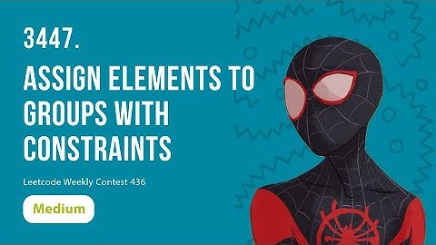 Assign Elements to Groups with Constraints - Leetcode 3447 ( Biweekly Contest 436 ) - Python
