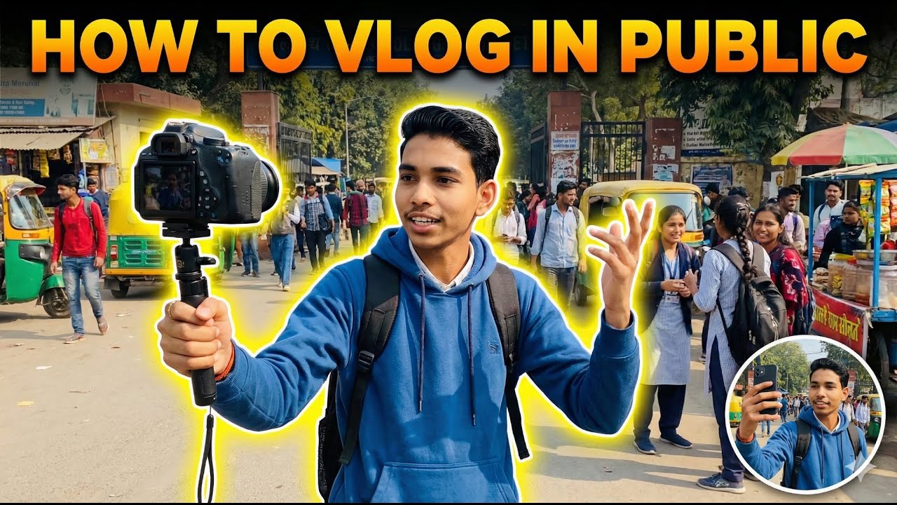 vlogging in public for the first time 🥺 | vijayksvlog