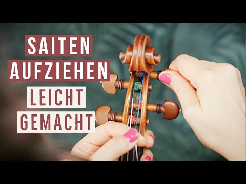 Video: Was sind die Saiten auf einer Geige?