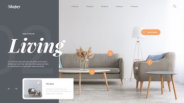 Minimal Shop Website Design In Adobe Xd / Auto Animate