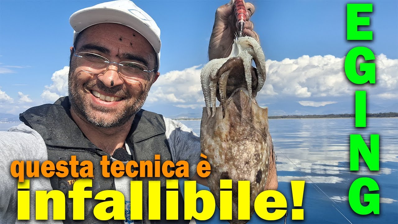 EGING alla seppia, una tecnica infallibile pesca da kayak e belly boat. Tutto ciò che devi sapere