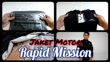 Jaket Motor RAPID MISSION | Jaket Bomber Keren buat Harian & Touring
