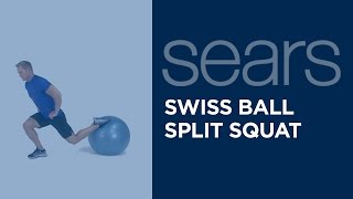 Swiss Ball Split Squat
