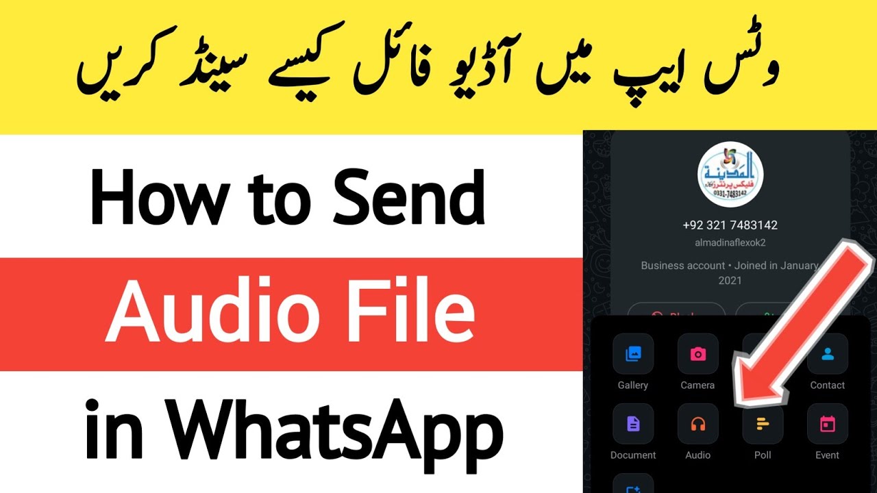 How to Send Audio File in WhatsApp - WhatsApp me Audio File Kaise Send Kare - Knowledge Kings