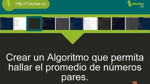 operadores – pseudocodigo (promedio de numeros pares)