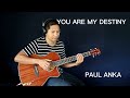 Paul Anka-You Are My Destiny,Instrumental Guitar With Lyrics